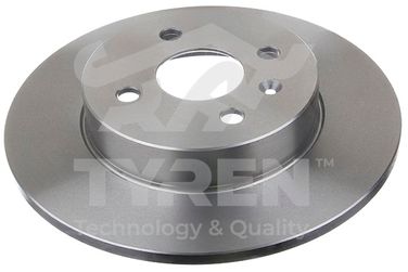 TYREN TYR1016771 Диск тормозной | зад | - 1