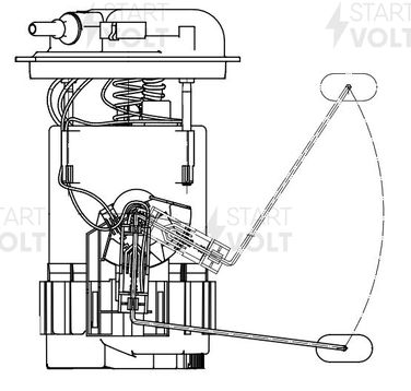 STARTVOLT SFM 0181 Модуль топл. насоса для а/м Лада Vesta (15-) 1.8i 3,5 бар - 2
