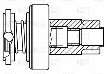 STARTVOLT VCS 1807 Привод стартера (бендикс) - 5