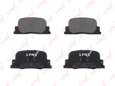 LYNXauto BD-7517-SP Колодки тормозные дисковые | зад | сервисная упаковка - 2