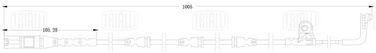 Trialli PFS 4180 Датчик износа колодок для а/м BMW X5 (e70) (07-)/x6 (e71) (08-) перед. l=1005 | перед | - 2