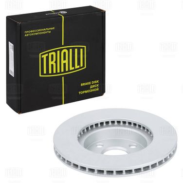 Trialli DF 270065 Диск тормозной для автомобилей Toyota Corolla (01-) d=255 окрашенный | перед | - 2