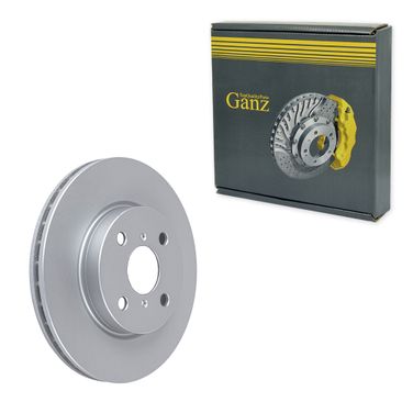 GANZ GIJ10221 Диск тормозной передний с покрытием toyota Yaris II 05-11 /Vent D=258mm - 1