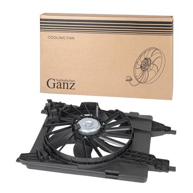 GANZ GIC06523 Вентилятор радиатора в сборе renault Clio 98-10,Kangoo 97-10 - 1
