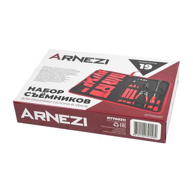 ARNEZI R7700311 Набор съёмников обшивки салона в чехле, 19пр. - 5