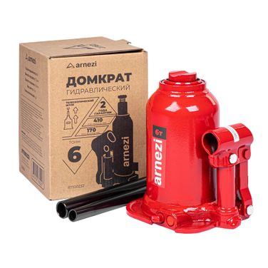 ARNEZI R7100232 Домкрат гидравлический бутылочный двухштоковый 6т 170-410мм - 1