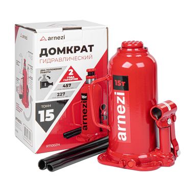 ARNEZI R7100214 Домкрат гидравлический бутылочный 15т 227-457мм - 1