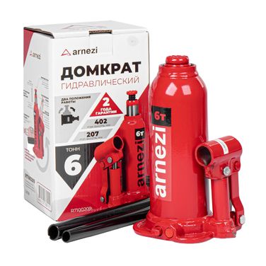 ARNEZI R7100209 Домкрат гидравлический бутылочный 6т 207-402мм - 1