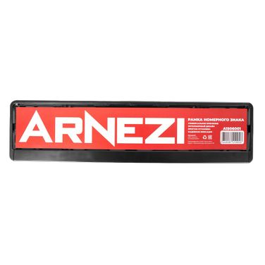 ARNEZI A1506001 Рамка номерного знака пластмассовая, черная - 4