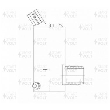 STARTVOLT SWP 3008 Насос омывателя для автомобилейLifan Breez (06-)/Smily (08-) (без омыв.) | зад | - 3