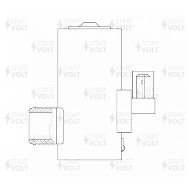 STARTVOLT SWP 1104 Насос омывателя для автомобилей Mitsubishi Pajero IV (07-)/Sport i (98-) (без омыв.) | зад | - 3