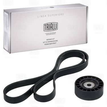 Trialli GD 1205 Ремкомплект привода для а/м газ/уаз (змз-405/406/409) с ГУР (6pk1370 + ролик) - 1