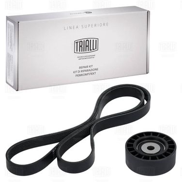 Trialli GD 1205 Ремкомплект привода для а/м газ/уаз (змз-405/406/409) с ГУР (6pk1370 + ролик) - 2