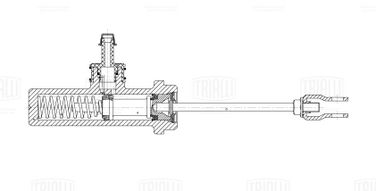 Trialli CF 890 Цилиндр сцеп. для а/м Mitsubishi Canter (fb7, fb8, fe7, fe8) VII (05-) (главн.) - 3