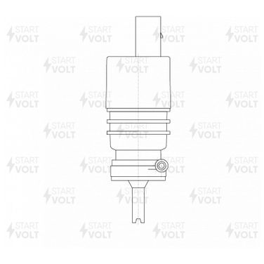 STARTVOLT SWP 1102 Насос омывателя для автомобилейMitsubishi Lancer x (07-) (без омыв.) | зад | - 2