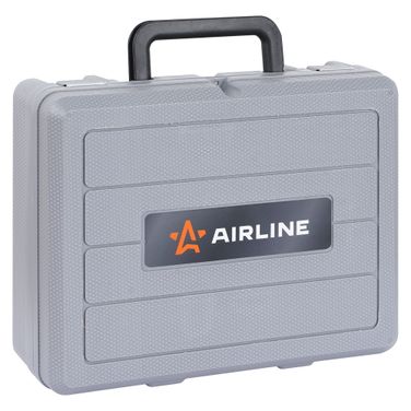 AIRLINE ATAZ124 Гайковерт пневматический ударный композитный 1/2 DR 610Нм PRO с головками 17пр. (9-27мм), кейс - 7