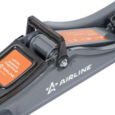 AIRLINE AJ2F390 Домкрат подкатной 2т 80-380мм, низкопрофильный - 6