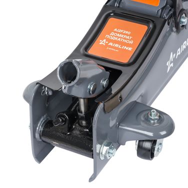 AIRLINE AJ2F390 Домкрат подкатной 2т 80-380мм, низкопрофильный - 8