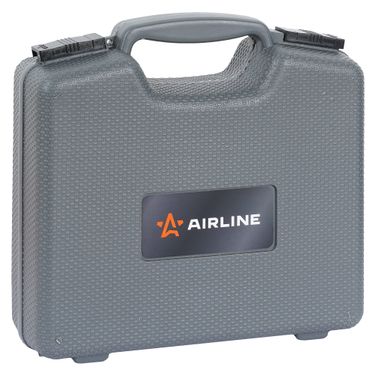 AIRLINE ATBR005 Машинка шлифовальная пневматическая 180мм, 22000об/мин PRO прямая с оснасткой 17пр. кейс - 7