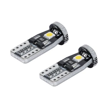 AIRLINE AEAR318 Лампa светодиодная T10 (w5w), 12в, 3led, Белая, обманка canbus, биполярная, plus - 2