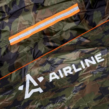 AIRLINE ADCT010 Чехол-тент на автомобиль защитный, l (520х192х120см) молния для двери, летний камуфляж - 7