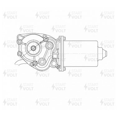 STARTVOLT VWF 2020 Моторедуктор стеклоочистителя для автомобилейPeugeot 406 (95-) (перед.) | перед | - 1