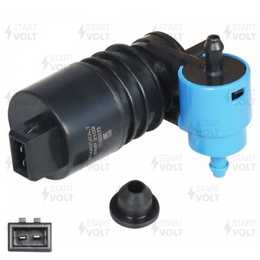 STARTVOLT SWP 2102 Насос омывателя для автомобилей Opel Astra h (04-)/Corsa d (06-)/Zafira b (05-) (с омыв.) | зад | - 1