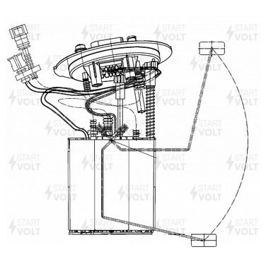 STARTVOLT SFM 2902 Модуль топливного насоса - 1
