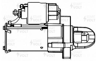 STARTVOLT LSt 1518 Стартер 1,4 кВт - 1