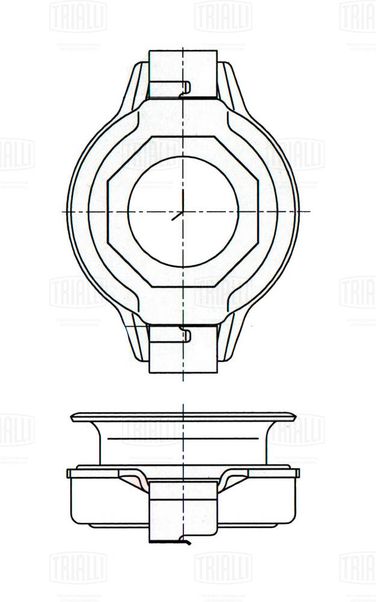Trialli CT 1412 Муфта выключения сцепления - 1