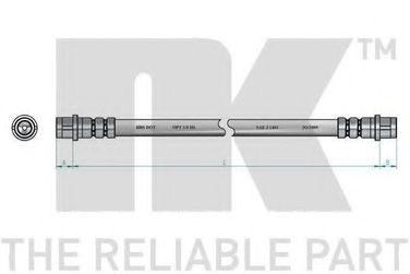 NK 853344 Шланг тормозной - 2
