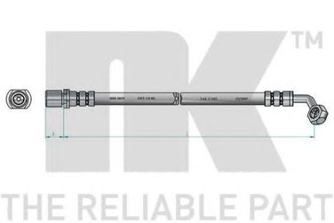 NK 8545132 Шланг тормозной - 2