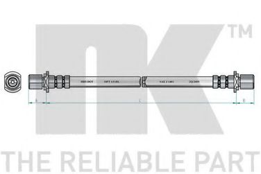 NK 8545133 Шланг тормозной - 2