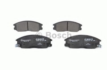 Bosch 0 986 424 729 Колодки тормозные дисковые | перед | - 4