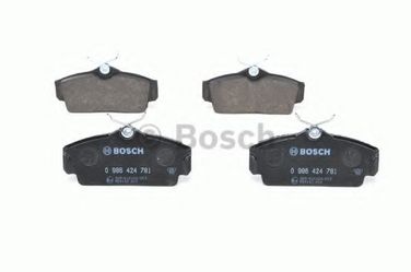 Bosch 0 986 424 781 Колодки тормозные дисковые | перед | - 3