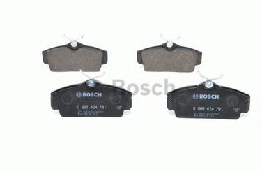 Bosch 0 986 424 781 Колодки тормозные дисковые | перед | - 5