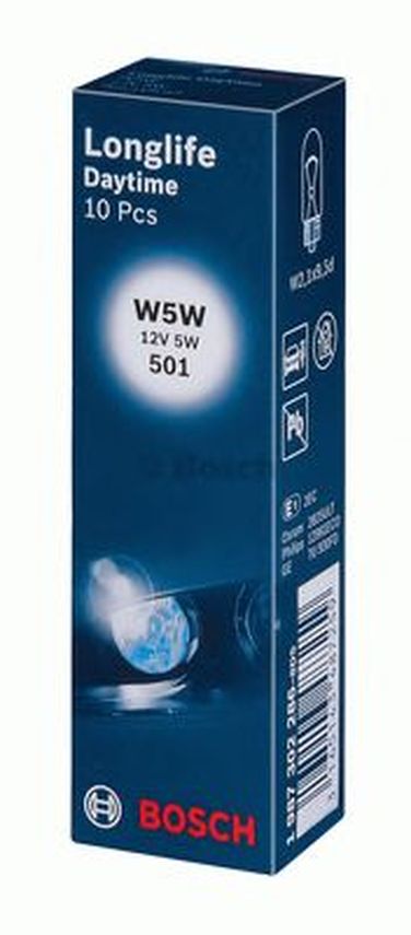 Bosch 1 987 302 286 Лампа longlife daytime W5W 12V 5W - 2