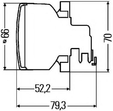 Hella 2SB 009 001-157 Задний габаритный фонарь | прав | - 2