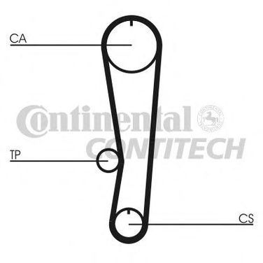 Contitech CT895K1 Комплект ремня ГРМ - 1