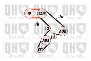 Quinton Hazell QTB165 Ремень ГРМ - 1