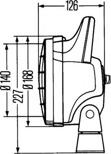 Hella 1G4 003 470-031 Фонарь рабочего освещения - 3