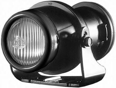 Hella 1NL 008 090-821 Фара противотуманная Micro DE черный ободок (комплект) | лев | - 1