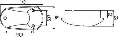 Hella 2BM 008 355-017 Фонарь указателя поворота - 2
