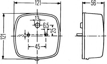 Hella 2SE 002 578-707 Задний габаритный фонарь | лев | - 3