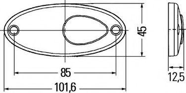 Hella 2TM 964 295-091 Задний габаритный фонарь - 2