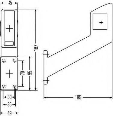 Hella 2XS 955 260-001 Габаритный фонарь - 2