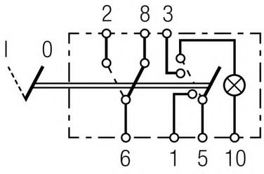 Hella 6HH 007 832-661 Включатель аварийной сигнализации - 2