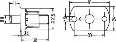 Hella 6ZF 003 549-021 Концевой выключатель двери - 2
