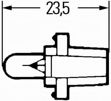 Hella 8GA 007 997-041 Лампа накаливания габаритного освещения - 2