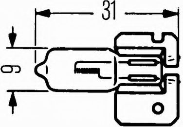 Hella 8GH 002 857-121 Лампа H2 12V 55W - 2